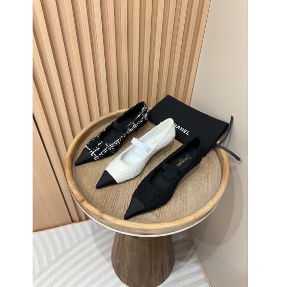 chanel 샤넬 메리제인 플랫슈즈  (굽:3.5cm)